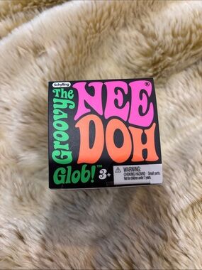 Schylling NeeDoh Groovy Glob Stress Toy - Orange
